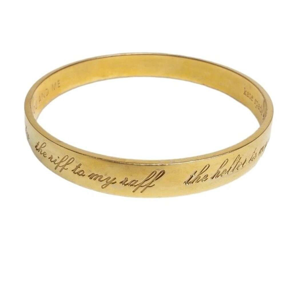 Kate Spade You and Me Idiom Bangle Bracelet - Picture 2 of 2